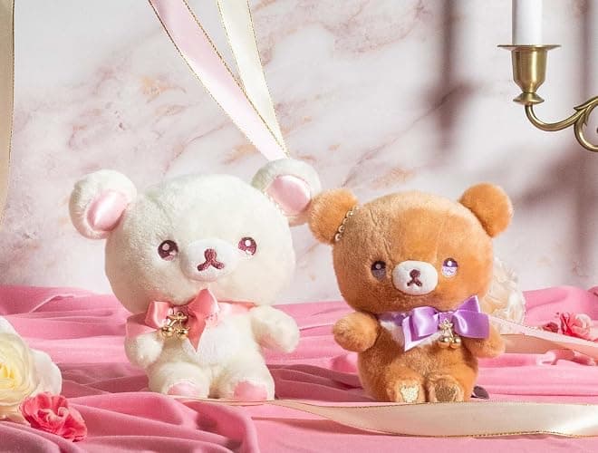 San-X Original Rilakkuma with a Shining Jewel Cherry Plush - 6" Korilakkuma thumbnail 2