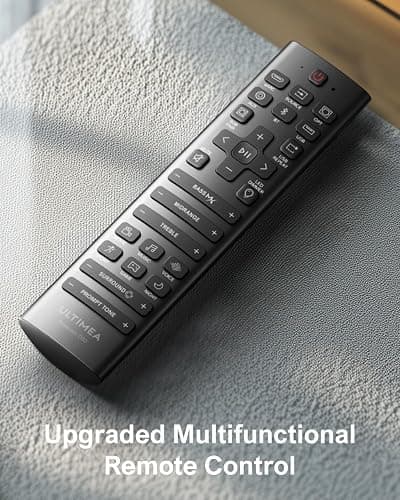 Want: ULTIMEA 7.1Ch Soundbar with Dolby Atmos, APP Control, Surround Sound System for TV, 4 Wired Surround Speakers, Sound Bar for TV with 6.5" Wireless Subwoofer, Soundbar for TV, Poseidon D80 Upgraded thumbnail 9