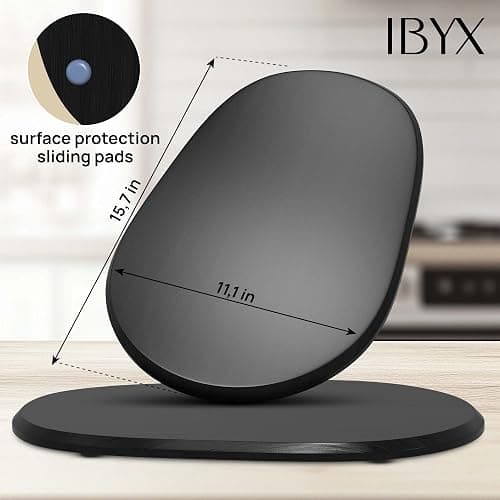 Ibyx Elegant Sliding Tray - Compatible with 5.5 Qt KitchenAid Stand Mixers and Other Heavy Appliances (Black) thumbnail 4