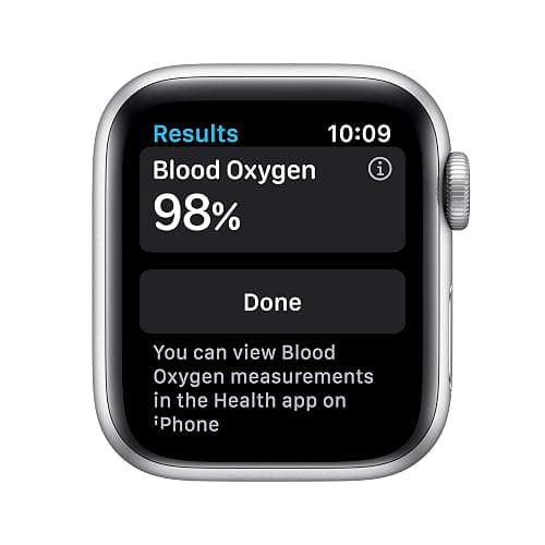 Apple Watch Series 6 (GPS, 40mm) - Silver Aluminum Case with White Sport Band (Renewed) thumbnail 3
