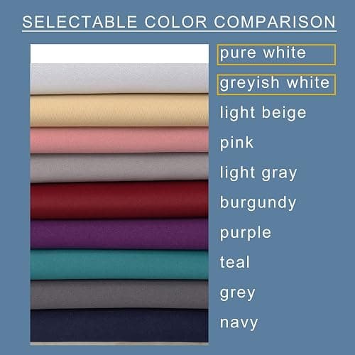 Pickluc Burgundy Blackout Curtains with Grommet 84 Inches Long 2 Panels, Light Blocking Window Drapes for Living Room, Thermal Insulated, Noise Reduction, Privacy Protection, 52" Wide x 84" Length thumbnail 7