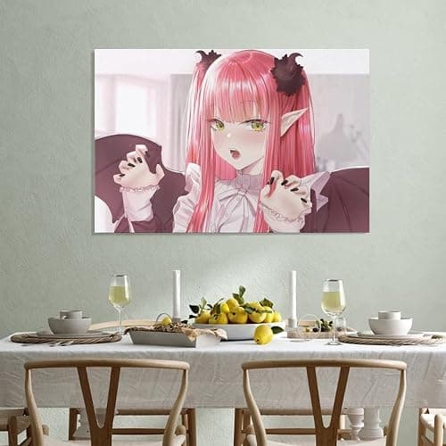 My Dress-Up Darling Anime Kitagawa Marin Anime Sexy Girl 4 Canvas Poster Bedroom Decor Office Room Decor Gift, Wall Art Decor Printing Paintings Living Room Bar Modern Decorative Poster 12x18inch(30x4 thumbnail 3