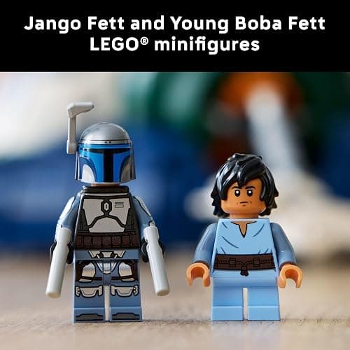 LEGO Star Wars Jango Fett’s Firespray-Class Starship Building Set for Adults - Attack of The Clones Collectible Model Kit and Room Decor - DIY Gift Idea for Men, Women, & Any Fans, Ages 18+ - 75409 thumbnail 6