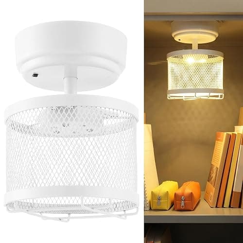 Fuyoooo Magnetic Locker Light LED Locker Chandelier, White | Back-to-School Locker Essential, Magnetic Mounting, Decorative and Functional, Brightens Dark Lockers, Space-Saving Design - Image 1