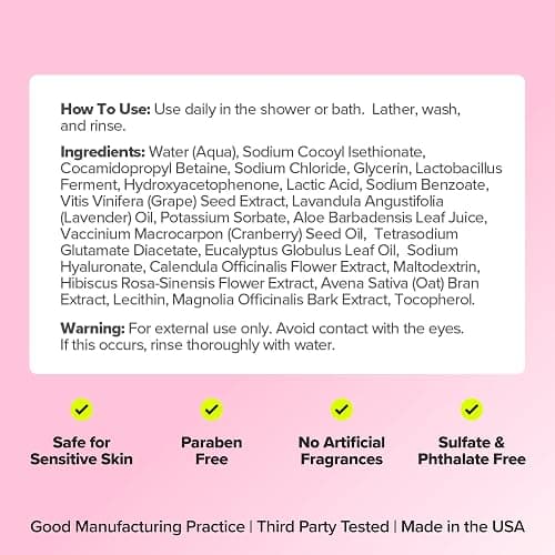 O Positiv URO pH Balanced Probiotic Wash – Odor Control, pH Balance, Dryness & Irritation Support for Intimate Areas – Probiotics & Lactic Acid – 6.75 oz thumbnail 7