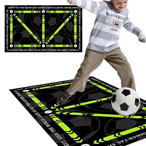 Football Training Mat,60 X 90cm Soccer Training Mat Non Slip for Adult & Kids, Ideal for Indoor and Outdoor Use thumbnail 7
