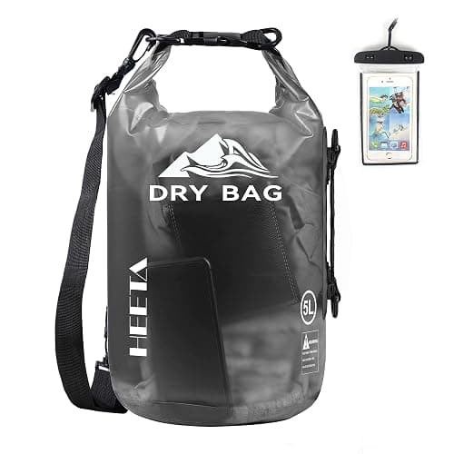 HEETA Dry Bag Waterproof for Women Men, 5L/10L/20L/30L/40L Roll Top Lightweight Dry Storage Bag Backpack with Phone Case for Travel Swimming Boating Kayaking Paddle Board Camping Beach Accessories - Image 1