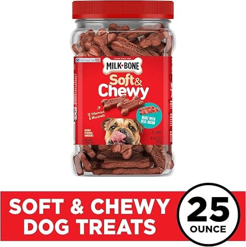 Milk-Bone Soft & Chewy Dog Treats Made with Real Bacon, 25 Ounce thumbnail 2