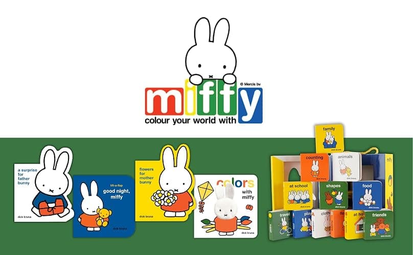 Miffy: My Little Learner Library - My First Library 12 Book Set Miffy Board Book thumbnail 2