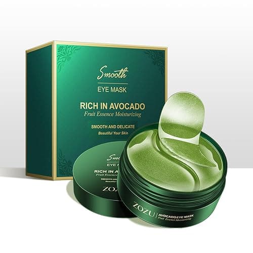 Avocado Eye Mask 60 Pcs, Under Eye Patches for Dark Circles and Puffiness, Moisturizing Nourishing Eye Treatment Mask, Moisturizing and improving eye skin dryness thumbnail 7