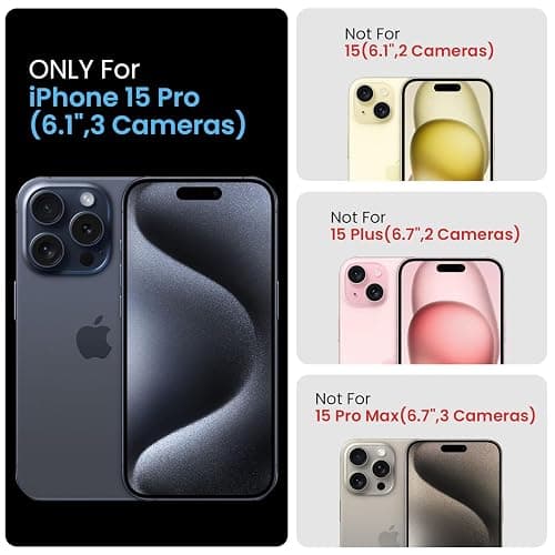 FireNova Designed for iPhone 15 Pro Case, Silicone Upgraded [Camera Protection] Phone Case with [2 Screen Protectors], Soft Anti-Scratch Microfiber Lining Inside, 6.1 inch, Fluorescent Green thumbnail 6