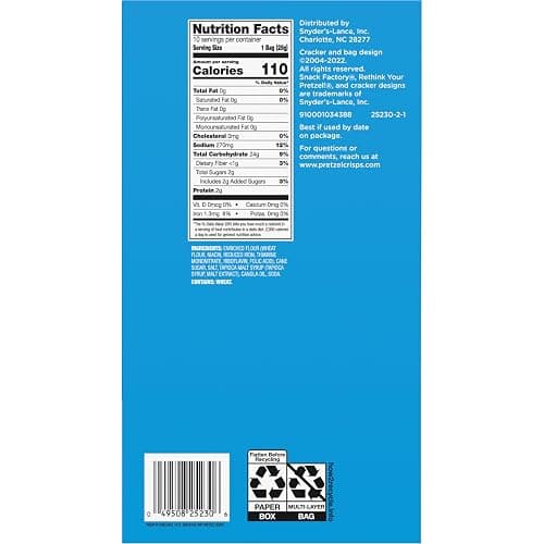 Snack Factory Pretzel Crisps, Original | 1 Oz Bags | 10 Count | Pack of 2 thumbnail 5