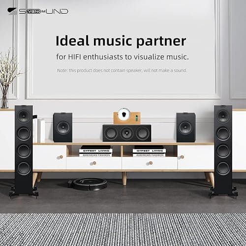 sovenomund Dancing Ferrofluid with Music Rhythm, Ferrofluid Speaker Music Mate, Symbiote in a Bottle, Ferrofluid Display Lamp, Desktop Decor, Teenager Gifts (Not A Speaker) (Does Not Make Sound) thumbnail 8