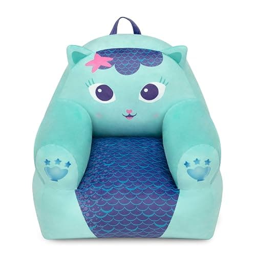 Delta Children - Gabby's Dollhouse Cozee Buddy Kids Chair, Blue thumbnail 11