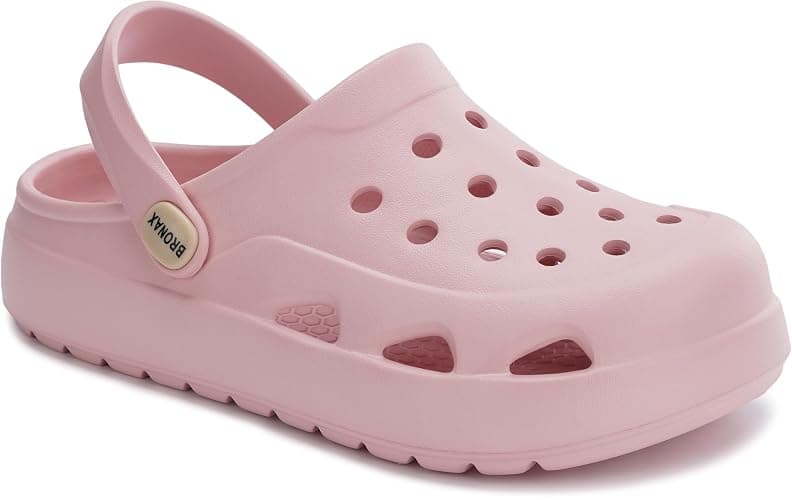 BRONAX Cushioned Arch Support Garden Clogs for Men and Women | Could-Like Sole, Supportive, Lightweight Comfort, Classic Style, Easy Slip on and off, Indoor and Outdoor Versatility - Image 1