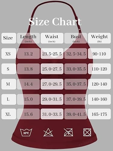 YEOREO scarlet red backless tank top thumbnail 6