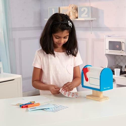 Melissa & Doug My Own Wooden Mailbox Activity Set and Educational Toy thumbnail 7