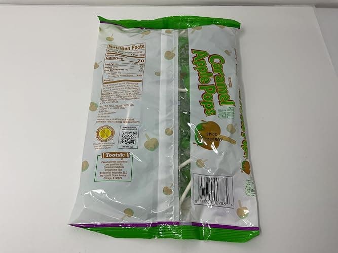 Tootsie Caramel Apple Pops Green 9.4 oz Bag thumbnail 3