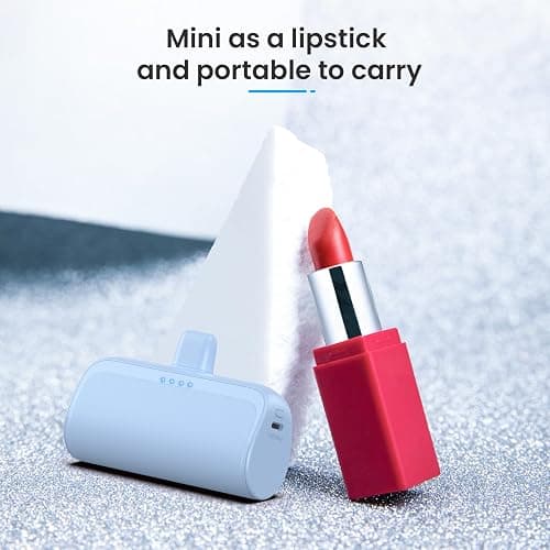 Mini Portable Charger Power Bank for iPhone,5200mAh Portable Phone Charger, Ultra-Compact PD Fast Charging Battery Pack Compatible with iPhone 14/14 Plus/Pro Max/13/12/12 Mini/11/XS/XR/X/8/7/6/6s thumbnail 5