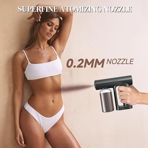 Upgraded Cordless Spray Tan Machine, Portable and Rechargeable Spray Tan Gun, USB Charge, Long Lasting Working Time, Spray Tanning Machine for Self Tanner Travel Beach Salon DIY Home Mobile Tan thumbnail 2