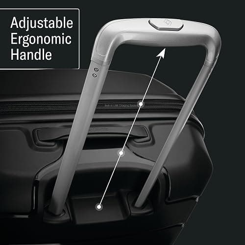 Samsonite Freeform Large Checked Luggage with Dual 360° Spinner Wheels - TSA Lock, Airline-Approved - Lightweight Durable Polypropylene Expandable Hardshell - Light Grey thumbnail 4