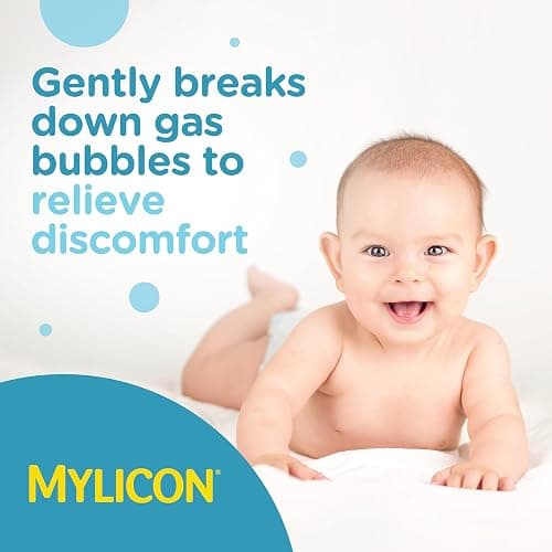 Mylicon Gas Relief Drops for Infants and Babies, Dye Free Formula, 0.5 Fluid Ounce thumbnail 2