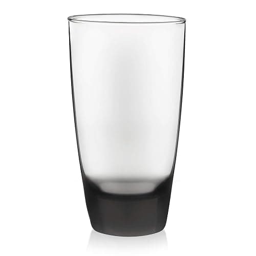 Libbey Classic Rocks and Tumbler Glasses Set of 16, Smoke Hue, Lead-Free Water Glasses, Dishwasher Safe Drinking Glasses Set thumbnail 9