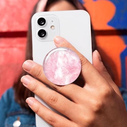 2PCS Phone Ring Holder Grips, Phone Grip with Expanding Kickstand, Phone Grips and Ring Phones Holder, Foldable Stand and Finger Holder, Compatible with Smartphones and Tablets, Ins Style thumbnail 4