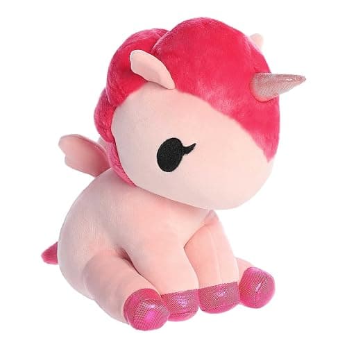 Aurora Enchanting ©Tokidoki Bellina Stuffed Animal - Bright & Colorful Design - Showpiece Plush - Pink 8.5 Inches thumbnail 3