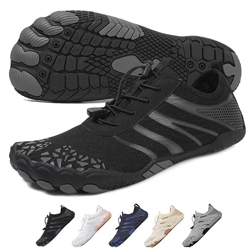 Hike Barefoot Shoes for Womens Men,Quick Dry Water Shoes,Beach Pool Aqua Swim Surf Hiking Walking Shoe,Non-Slip Athletic Footwear Wide Toe Water Shoe - Image 1