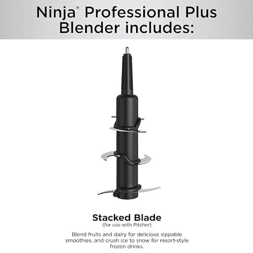 Ninja Professional Plus Blender | Max Power Smoothie Blender, Ice Cream Maker, Frozen Drink Mixer & Margarita Machine | 3 Auto IQ™ Presets, 1400 W, 72oz Total Crushing Pitcher | Dark Grey, BN701 thumbnail 9