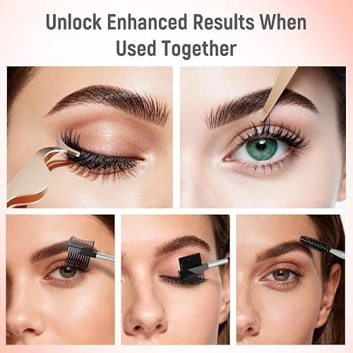 Kaasage Eyelash Curler, Professional Stainless Steel Makeup Eyelash Tool | Ergonomic Handle & 6 Replacement Pads for Long-Lasting Results thumbnail 7