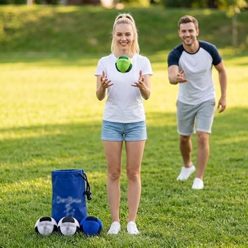 ZEFOTIM Hacky Footbag for Adults & Kids Professional Sand Filled Hacky Ball - Durable Dirt Footbags for Foot Sports, Beginners Outdoor thumbnail 5