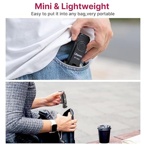 Phone Tripod Mount Holder for iPhone - ULANZI ST-06S Camera Hot 2 Cold Shoe Phone Mount Compatible for iPhone Android Sony Canon DJI Ronin S/SC Zhiyun Gimbals thumbnail 8