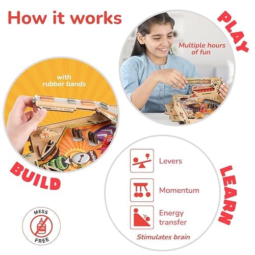 Smartivity DIY Pinball Machine for Kids 8-14 Years Old | Global Award Winning Arcade Game | Birthday for Smart Kids | STEM Toy for Boys & Girls I Fun Family Game thumbnail 3