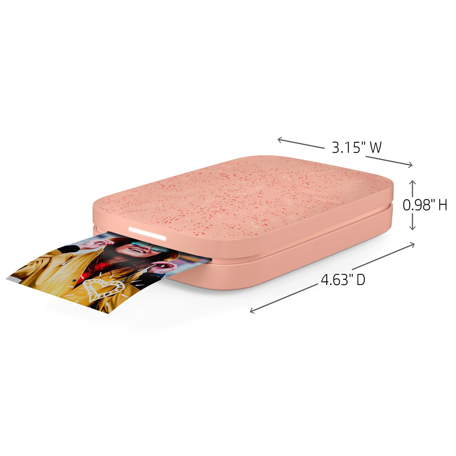 HP Sprocket 2x3" Instant Smartphone Foto Printer - Draagbare Kleurrijke Draadloze Mobiele Printer - Zink Plakfoto's 2x3” - Printen vanaf iOS & Android met Bluetooth en Fun App - Roze thumbnail 8
