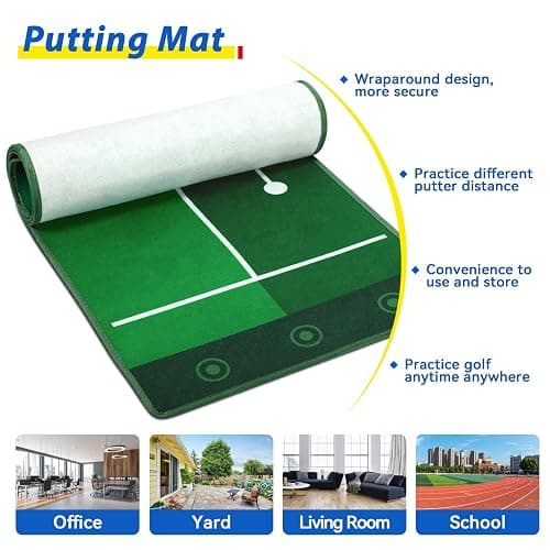 Liberry Toddler Golf Set with Putting Mat for 2 3 4 Years Old Boys Girls, Upgraded Kids Golf Cart with Unique Shoulder Strap Design, Indoor and Outdoor Golf Toys Gifts thumbnail 6
