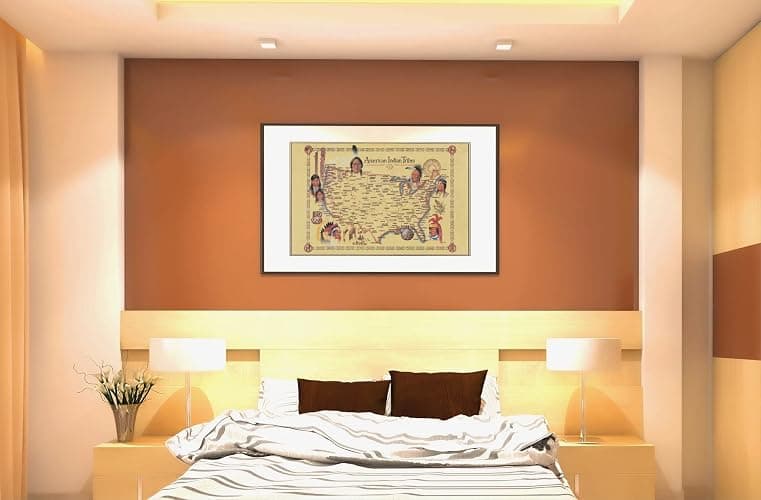 Native American Heritage Month Decor Tribes US History Posters Diagram Geography For Classroom Education Cultural Decorations Cool Wall Art Print Poster 18x12 thumbnail 6