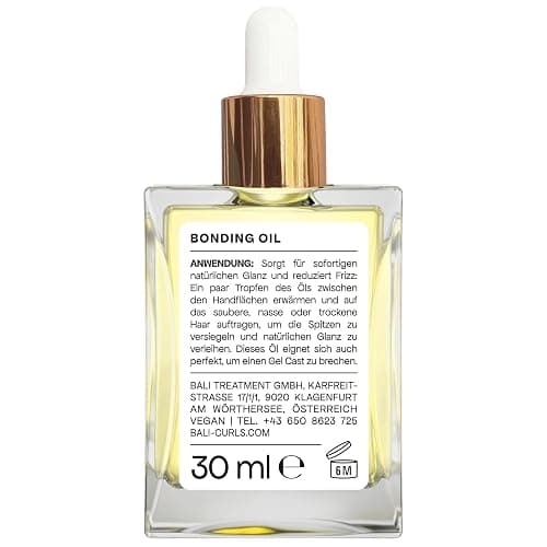 BALI CURLS Bonding Oil – Leichtes Haaröl ohne Silikone – Feuchtigkeitsspendendes Haar Öl zur Pflege von Locken – Hair Oil für trockenes Haar – Für geschmeidige und glänzende Haare – 30ml thumbnail 2