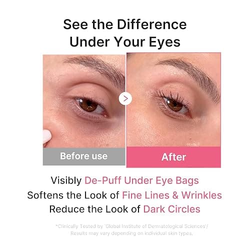 medicube Jelly Eye Mask PDRN Pink Collagen | Hydrogel Eye Patches with PDRN, Collagen, NAD | Refreshing for Puffy, Tired Eyes | Firming for Look of Wrinkles, Fine Lines | Korean Skincare (6 Pairs) thumbnail 4