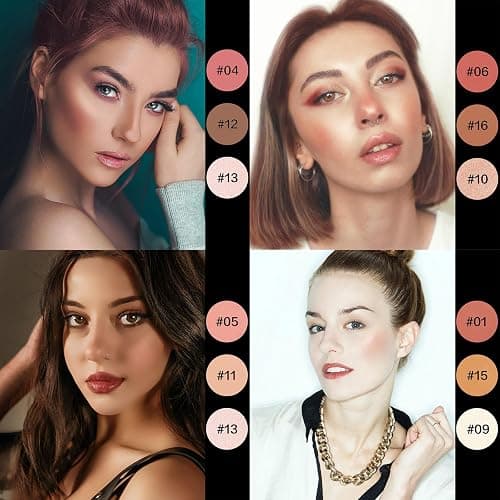 16 Colors Contour Palette Make up - Blush Highlighters Bronzer Powder All in one Makeup Palettes Contour Kit - Face Cosmetics Gifts for Women Beauty for Festivals (SET1) thumbnail 5