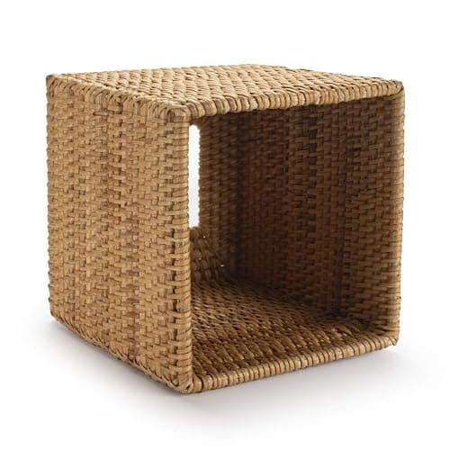 Rattan Tissue Box Cover Natural Woven Facial Napkin Holder Square (Natural, 5.5x5.5x5.9 Inch) thumbnail 5