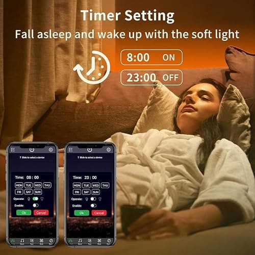 KSIPZE Led Lights for Bedroom 50ft Led Strip Lights with Remote RGB Color Changing Music Sync Smart App Control for Room Bedroom Lighting Flexible Home Décor thumbnail 4