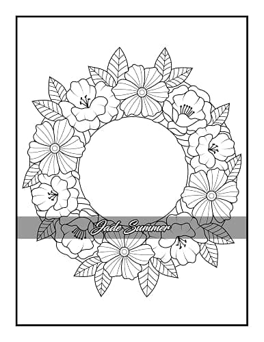 100 Flowers: An Adult Coloring Book with Bouquets, Wreaths, Swirls, Patterns, Decorations, Inspirational Designs, and Much More! thumbnail 25