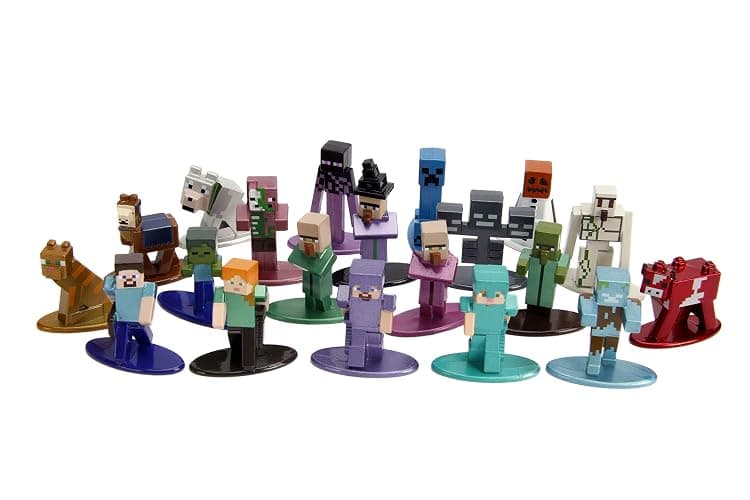 Jada Toys Minecraft 1.65" Die-cast Metal Collectible Figurine 20-Pack Wave 2, Toys for Kids and Adults, Multi (30770) thumbnail 3