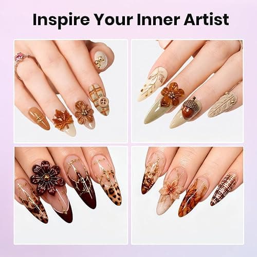 Beetles 3D Gel Nail Art, 30g Clear Solid Builder Nail Gel & Sculpting Pen | 5 in 1 Non-Sticky Hand Sculpting Building 3D Nail, for Beginner DIY UV Nails at Home, Crystal Orb Gifts for Women thumbnail 4