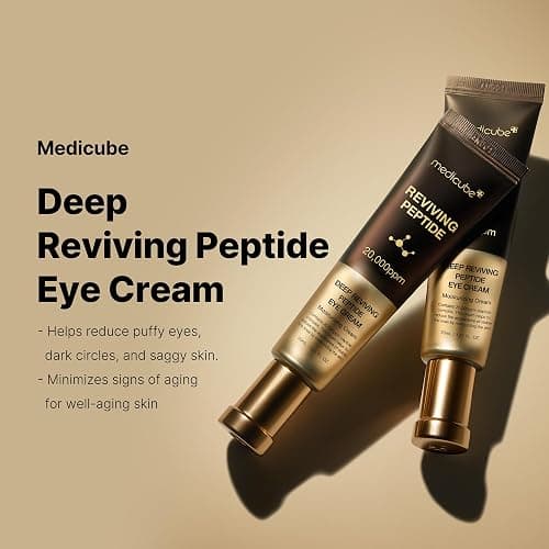 medicube Deep Reviving Peptide Eye Serum 1.01 Fl. Oz., | Eye Treatment Serum with Quadruple Peptides, Niacinamide, and Squalane | Reduces Signs of Aging and Fine Lines thumbnail 2