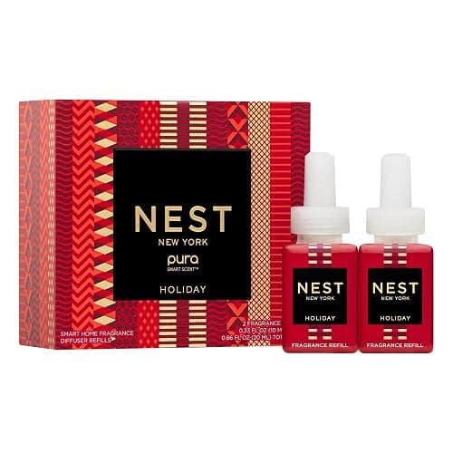 NEST New York Smart Home Fragrance Diffuser Refill Smart Vials, Holiday - Set of 2 - Designed for NEST x Pura 3 and NEST x Pura 4 Diffusers - Cruelty Free, Vegan - Image 1
