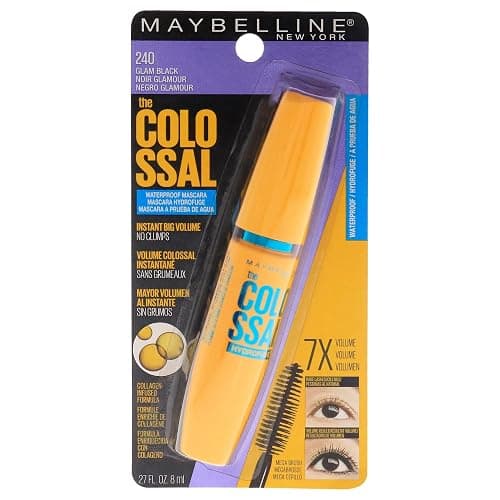 Maybelline Volum' Express Colossal Waterproof Mascara Makeup, Volumizing, Glam Black, 1 Count - Image 1