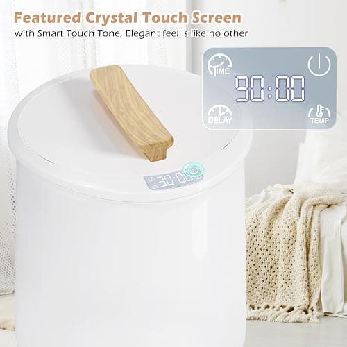 Keenray Upgraded Towel Warmer Bucket, Large Towel Warmer with 3 Heating Modes, Heat Time 30/45/60/90 Min Adjustable and Up to 24 Hour Delay Timer, Towel Heater for Oversize Bathrobes Blankets, CL1Plus thumbnail 3